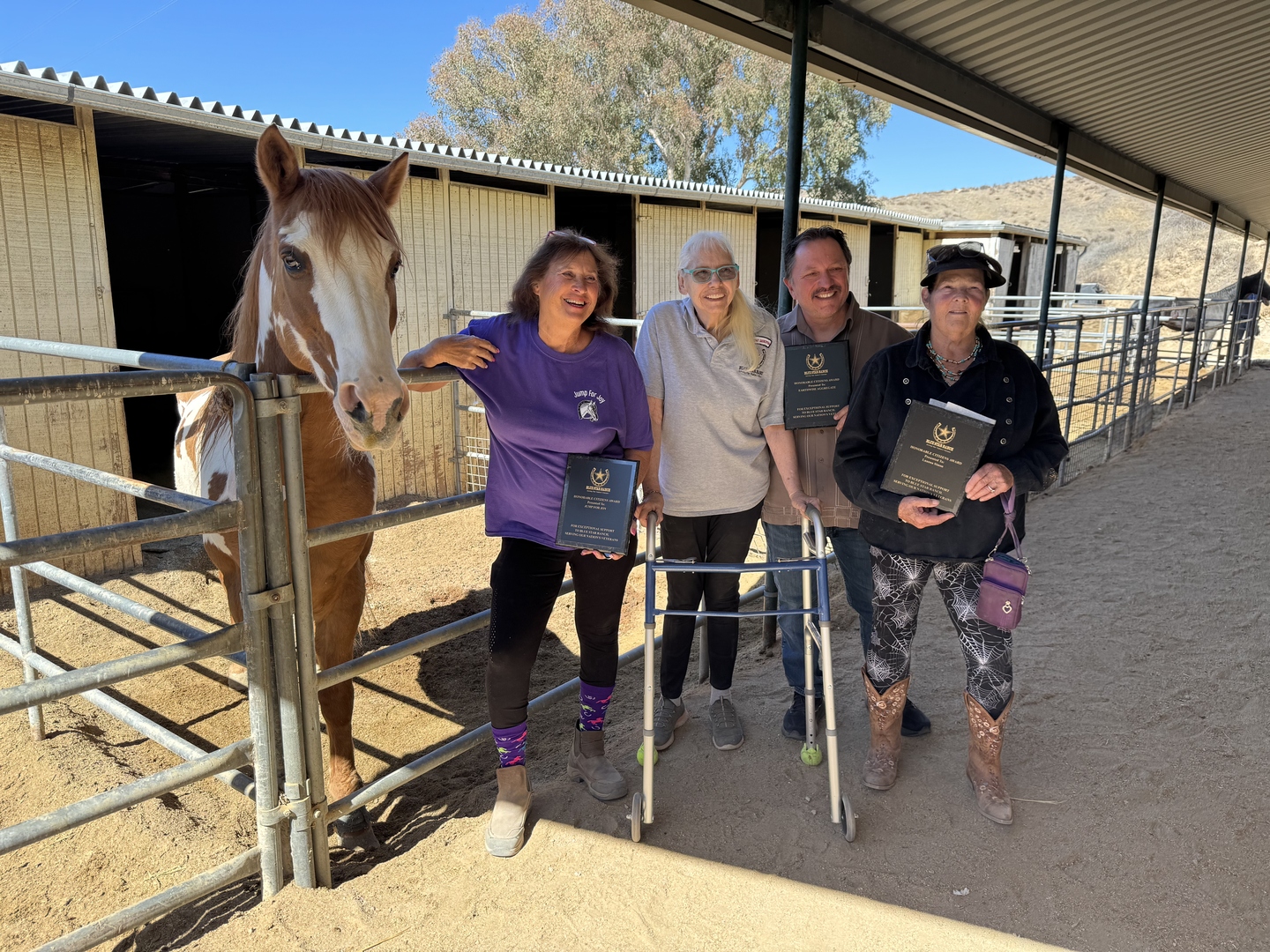 Blue Star Ranch award presentation