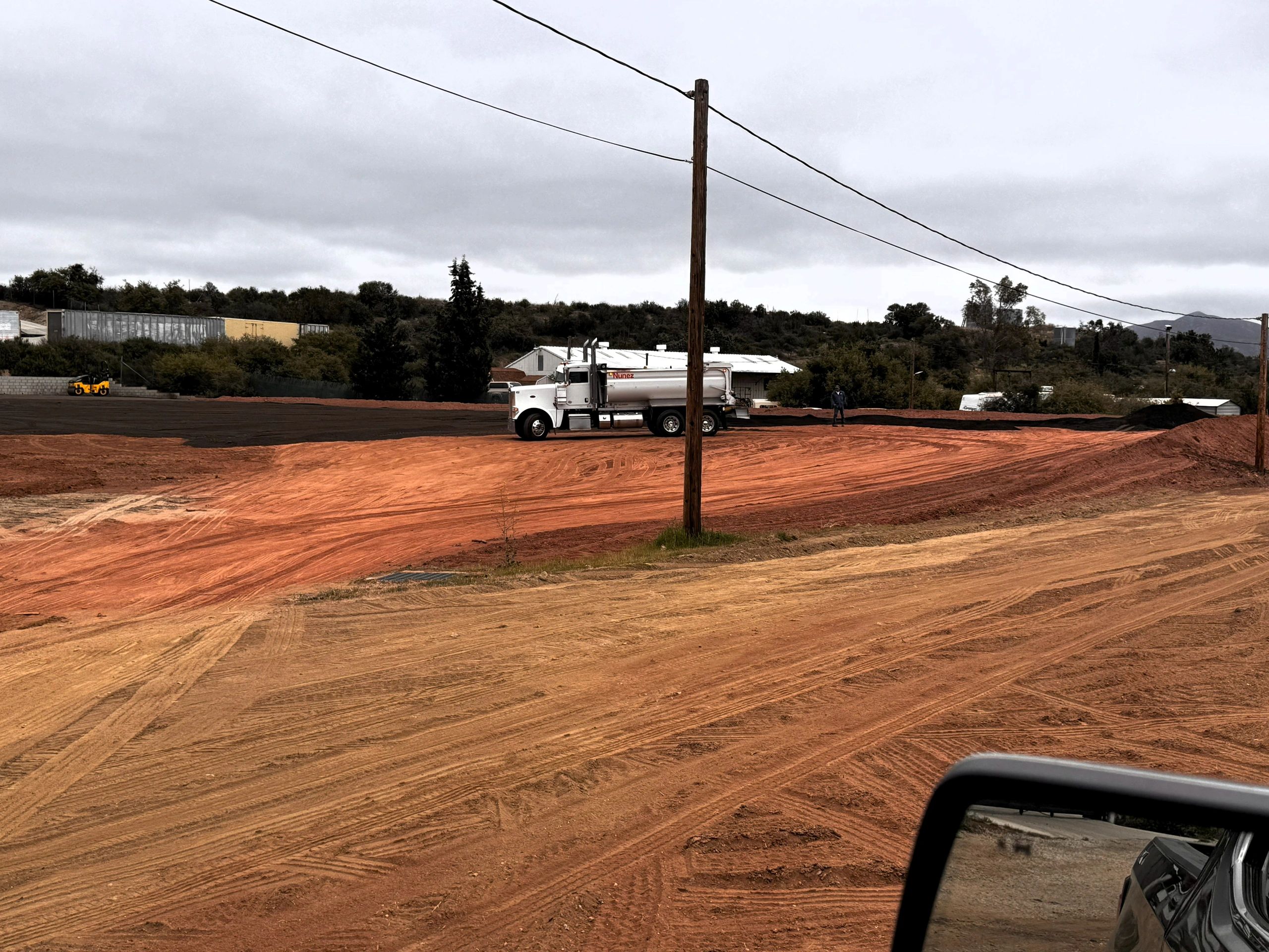 The Earthwise Aggregates yard in Newhall, CA
